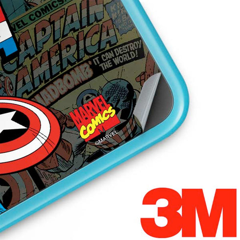 Marvel Classic Comics Captain America Vintage Nintendo 2DS XL (2017) Skin